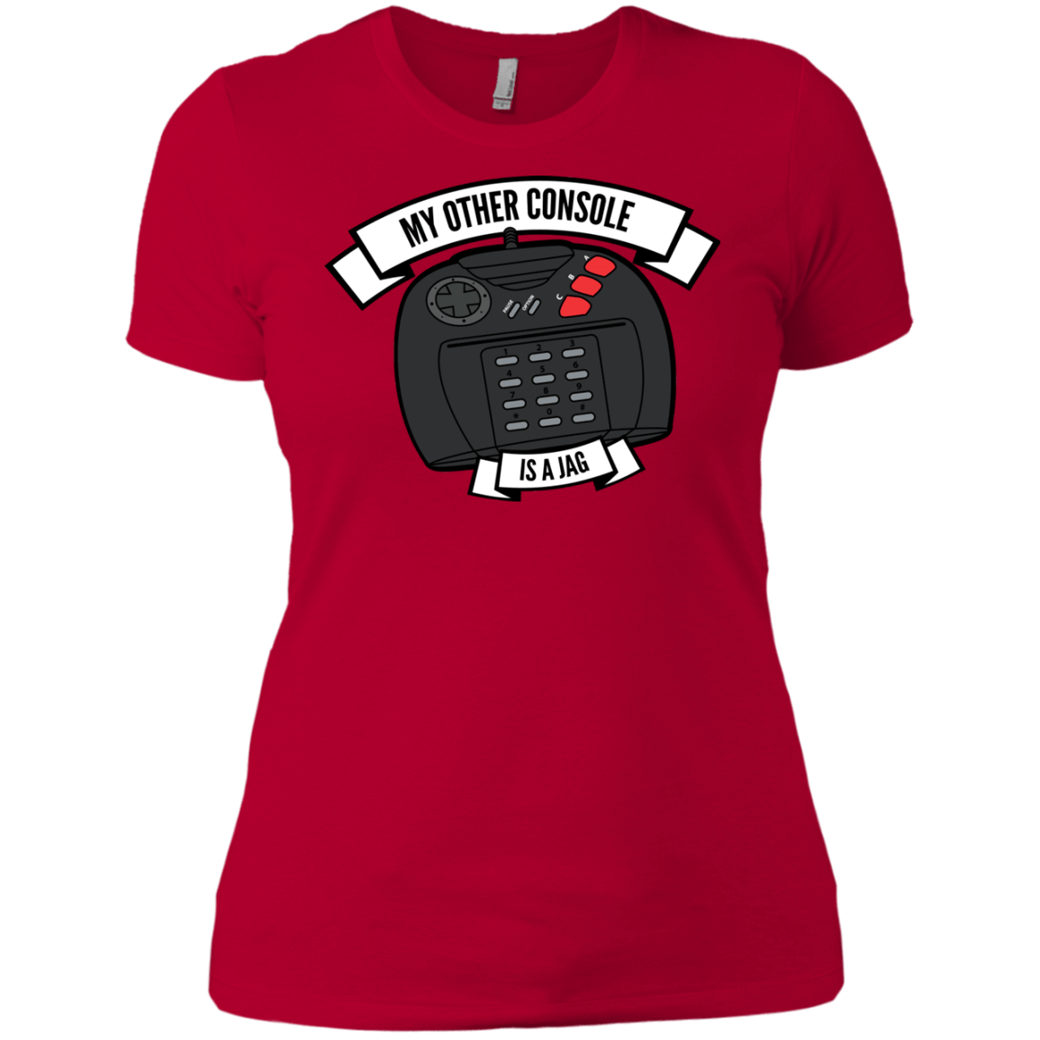 T-Shirts Red / X-Small My Other Console Is A Jag Women's Premium T-Shirt