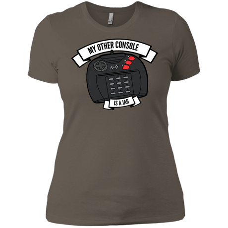 T-Shirts Warm Grey / X-Small My Other Console Is A Jag Women's Premium T-Shirt