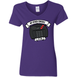 T-Shirts Purple / S My Other Console Is A Jag Women's V-Neck T-Shirt