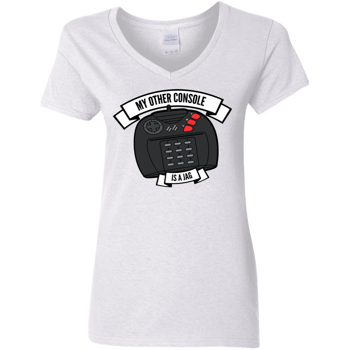 T-Shirts White / S My Other Console Is A Jag Women's V-Neck T-Shirt