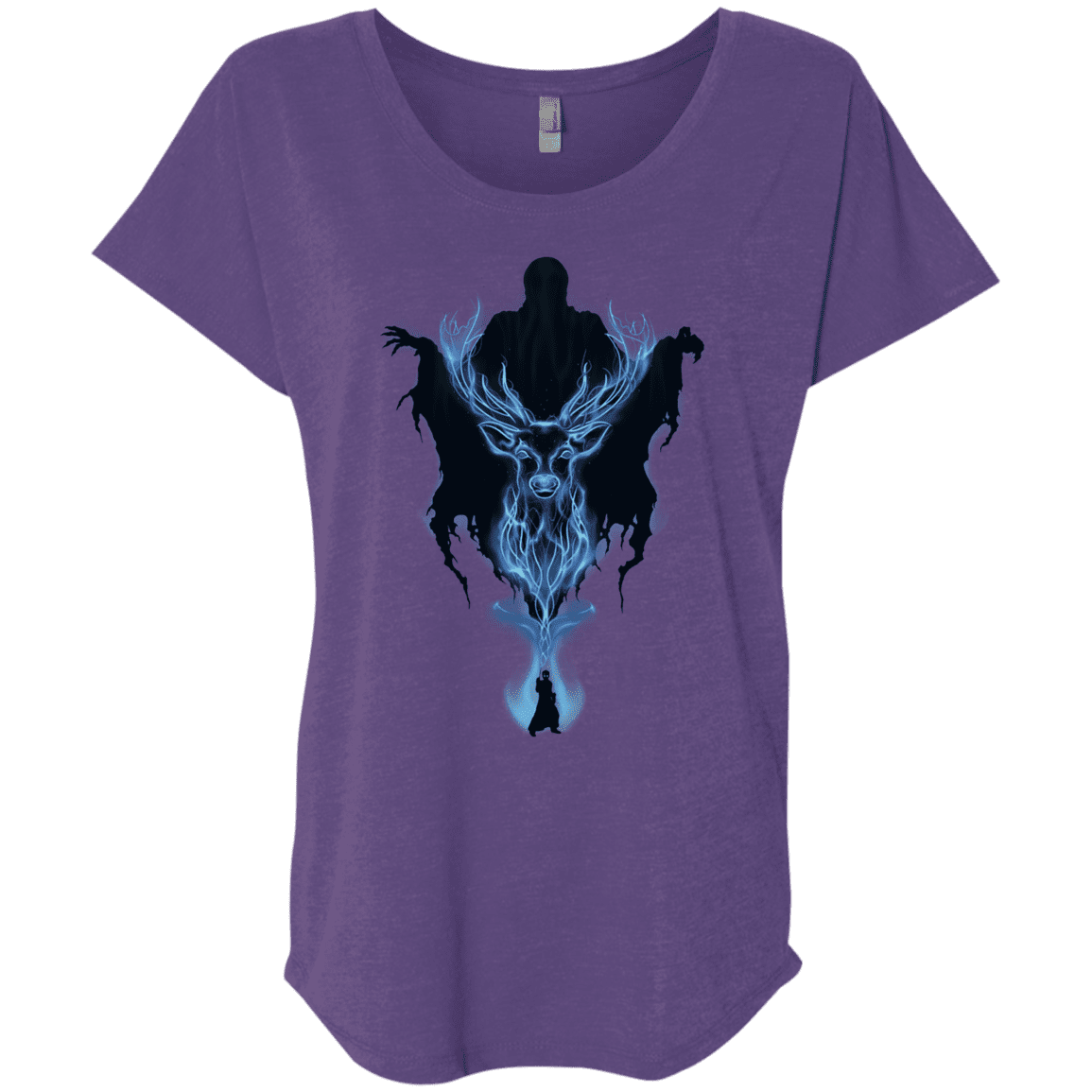 T-Shirts Purple Rush / X-Small My Patronus Triblend Dolman Sleeve