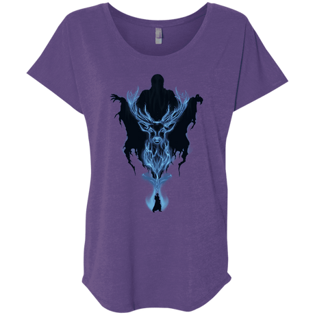 T-Shirts Purple Rush / X-Small My Patronus Triblend Dolman Sleeve