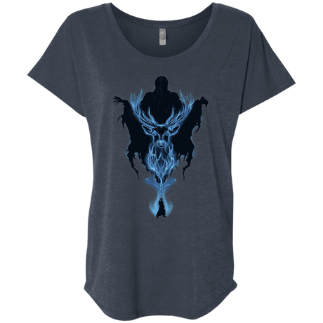 T-Shirts Vintage Navy / X-Small My Patronus Triblend Dolman Sleeve