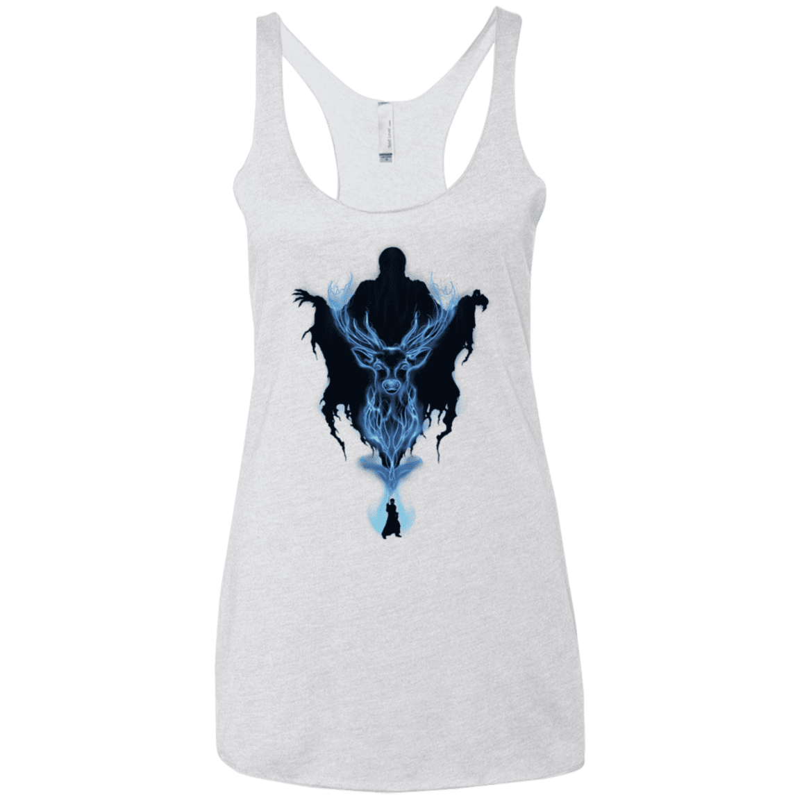 T-Shirts Heather White / X-Small My Patronus Women's Triblend Racerback Tank