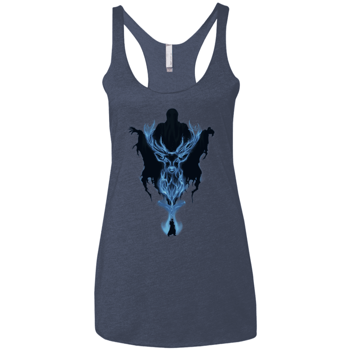 T-Shirts Vintage Navy / X-Small My Patronus Women's Triblend Racerback Tank
