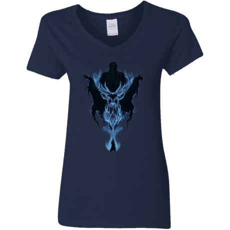 T-Shirts Navy / S My Patronus Women's V-Neck T-Shirt