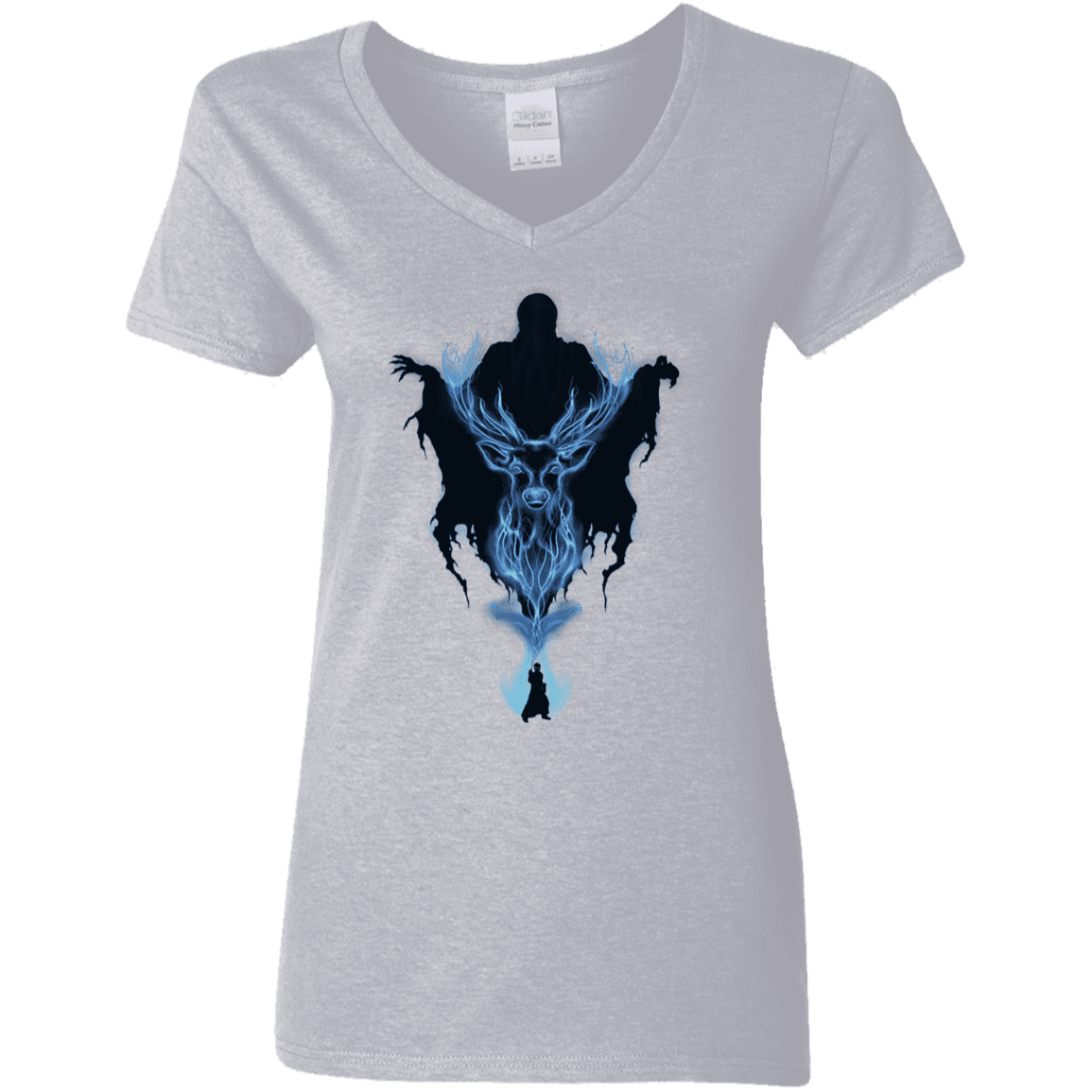 T-Shirts Sport Grey / S My Patronus Women's V-Neck T-Shirt