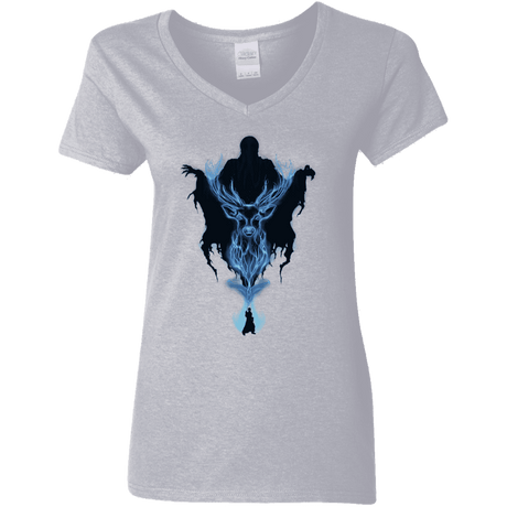 T-Shirts Sport Grey / S My Patronus Women's V-Neck T-Shirt