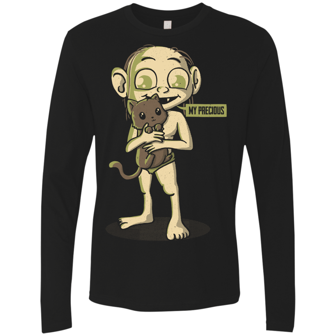 T-Shirts Black / S My Precious Men's Premium Long Sleeve