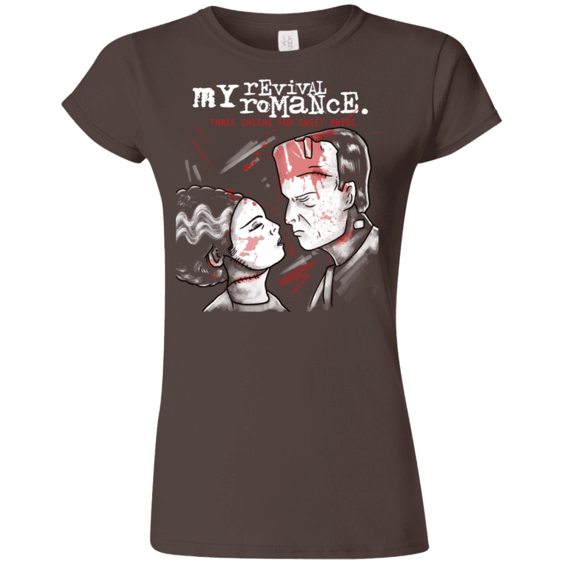 T-Shirts Dark Chocolate / S My Revival Romance Junior Slimmer-Fit T-Shirt