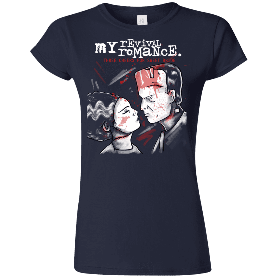 T-Shirts Navy / S My Revival Romance Junior Slimmer-Fit T-Shirt