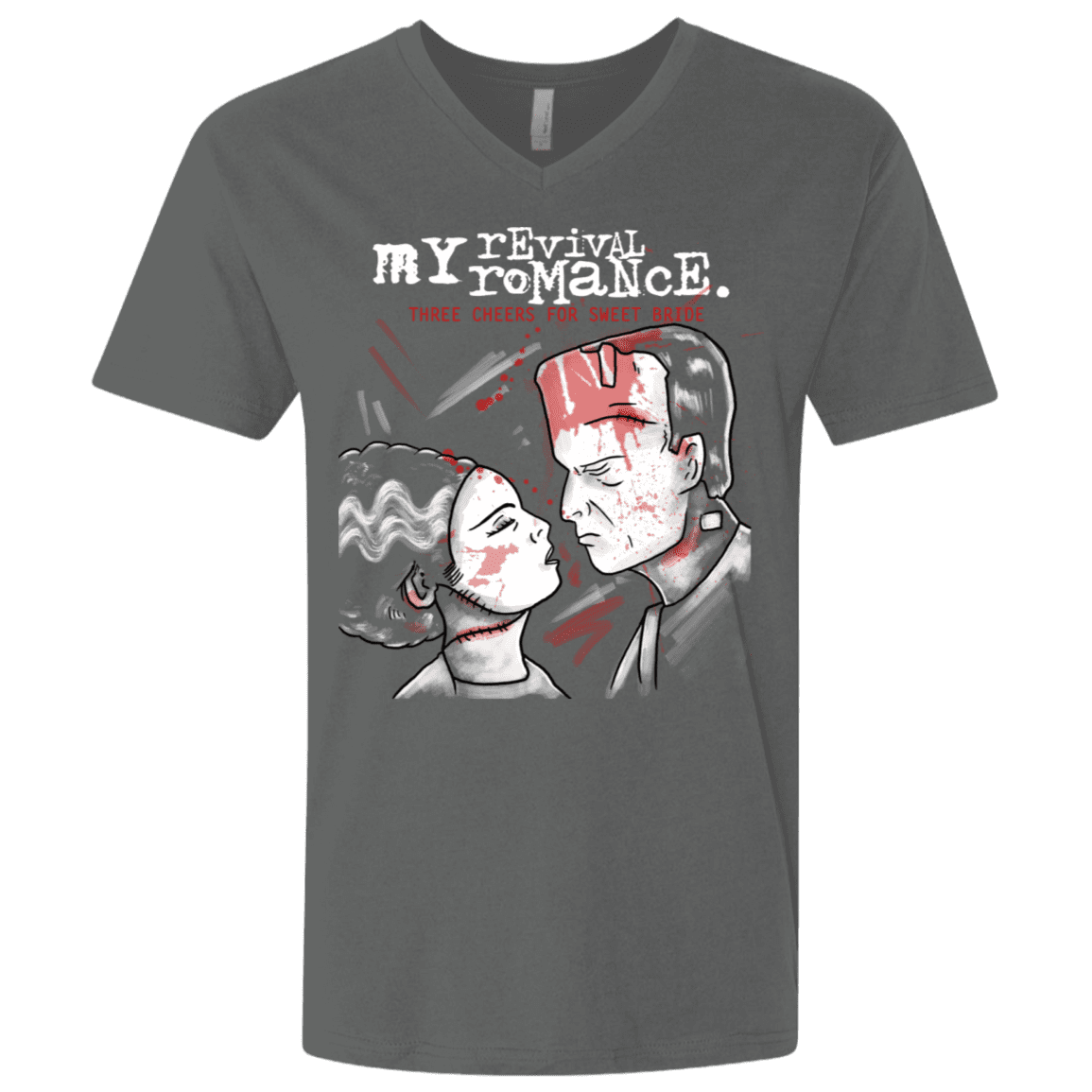 T-Shirts Heavy Metal / X-Small My Revival Romance Men's Premium V-Neck