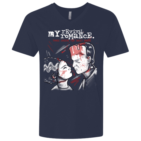 T-Shirts Midnight Navy / X-Small My Revival Romance Men's Premium V-Neck