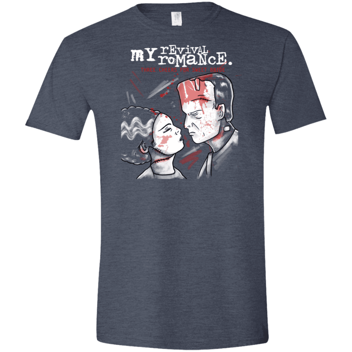 T-Shirts Heather Navy / S My Revival Romance Men's Semi-Fitted Softstyle