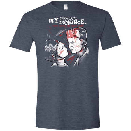 T-Shirts Heather Navy / S My Revival Romance Men's Semi-Fitted Softstyle