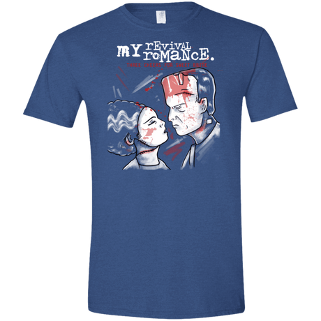 T-Shirts Heather Royal / X-Small My Revival Romance Men's Semi-Fitted Softstyle