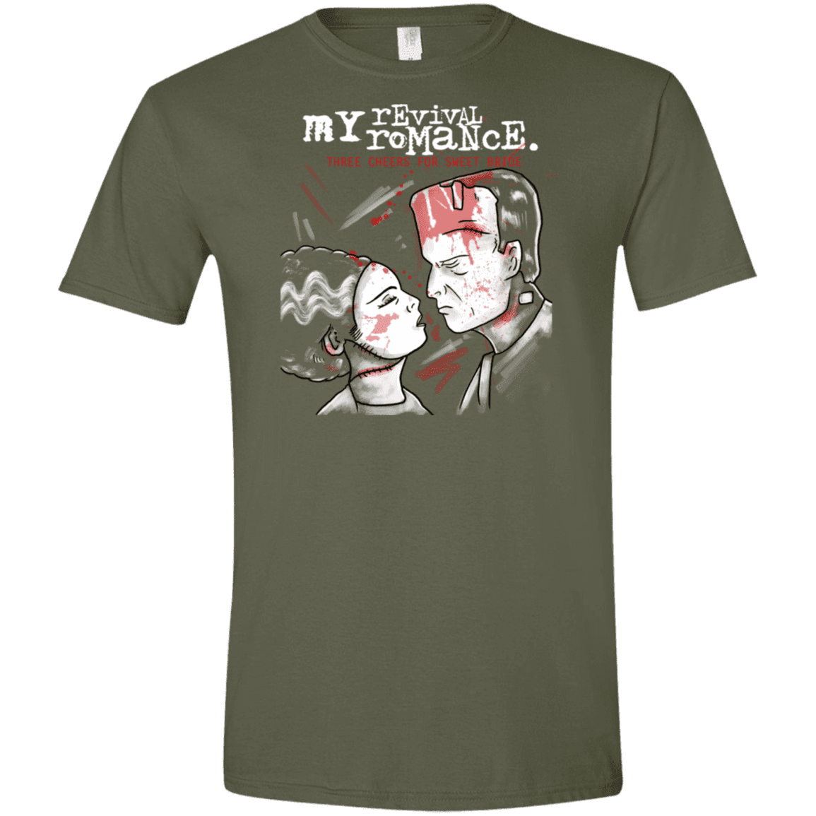 T-Shirts Military Green / S My Revival Romance Men's Semi-Fitted Softstyle