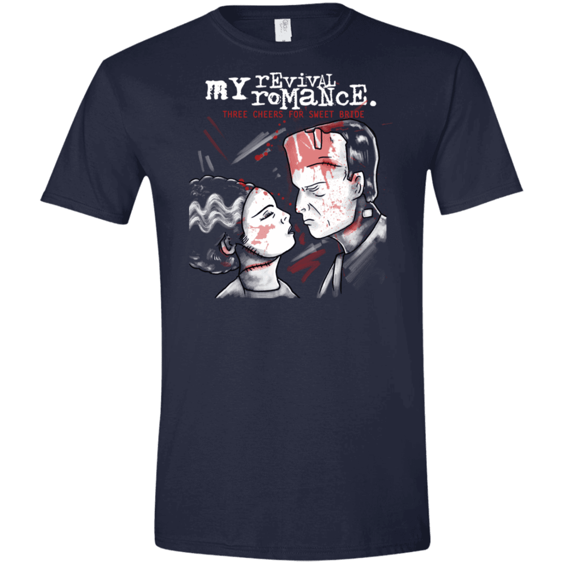 T-Shirts Navy / X-Small My Revival Romance Men's Semi-Fitted Softstyle