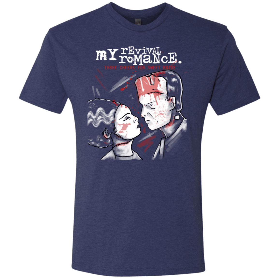 T-Shirts Vintage Navy / S My Revival Romance Men's Triblend T-Shirt