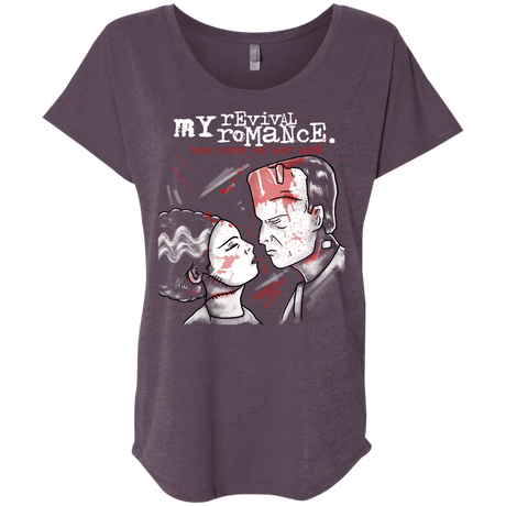 T-Shirts Vintage Purple / X-Small My Revival Romance Triblend Dolman Sleeve