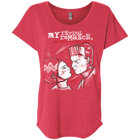 T-Shirts Vintage Red / X-Small My Revival Romance Triblend Dolman Sleeve
