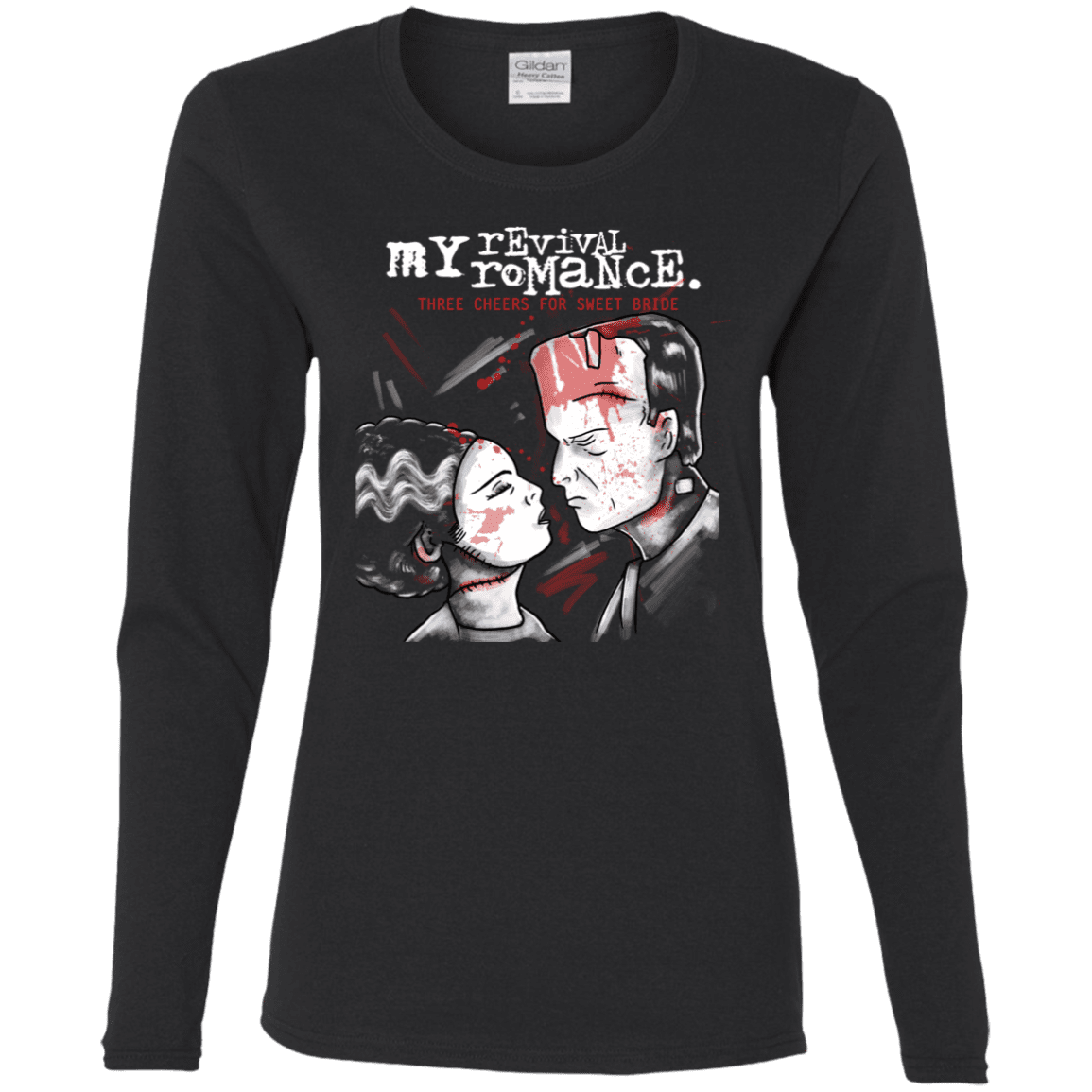 T-Shirts Black / S My Revival Romance Women's Long Sleeve T-Shirt