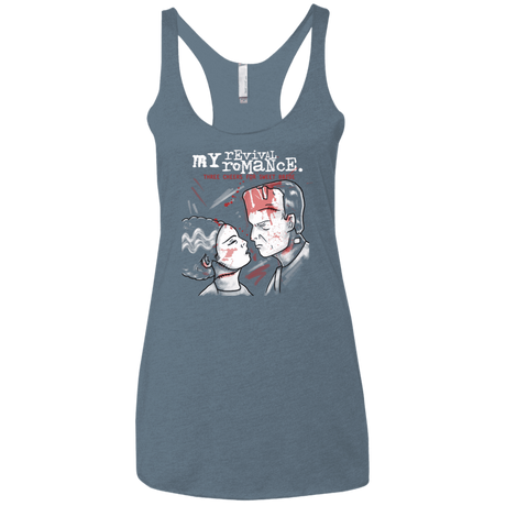 T-Shirts Indigo / X-Small My Revival Romance Women's Triblend Racerback Tank