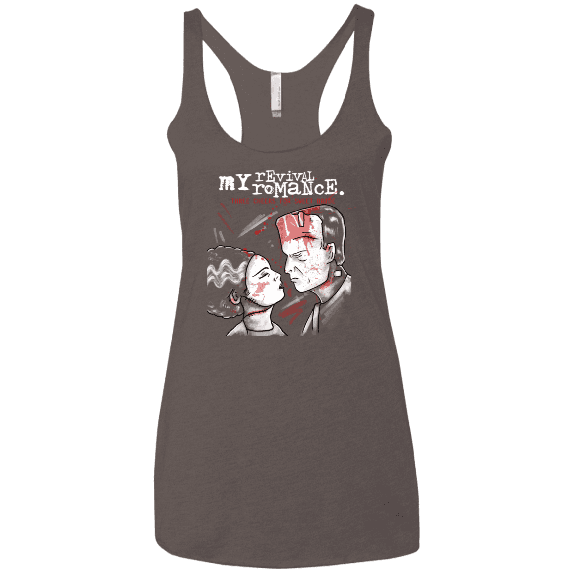T-Shirts Macchiato / X-Small My Revival Romance Women's Triblend Racerback Tank