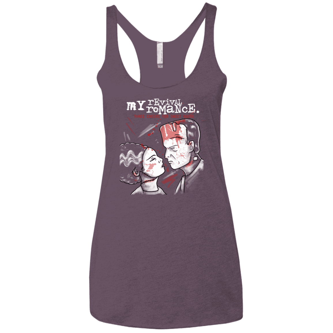 T-Shirts Vintage Purple / X-Small My Revival Romance Women's Triblend Racerback Tank