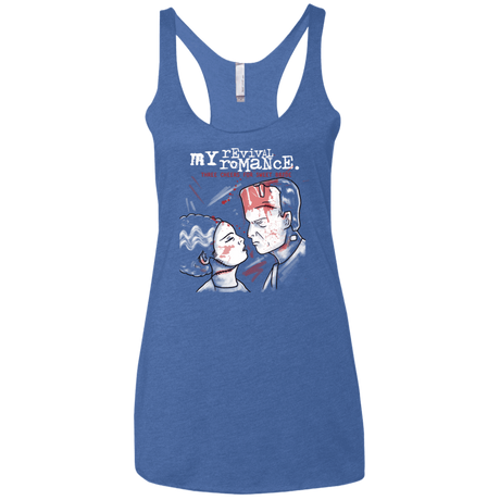 T-Shirts Vintage Royal / X-Small My Revival Romance Women's Triblend Racerback Tank