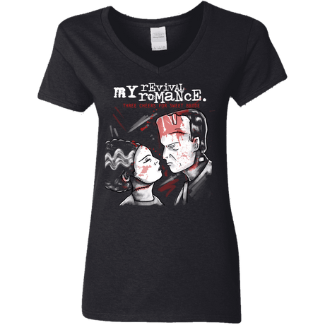 T-Shirts Black / S My Revival Romance Women's V-Neck T-Shirt