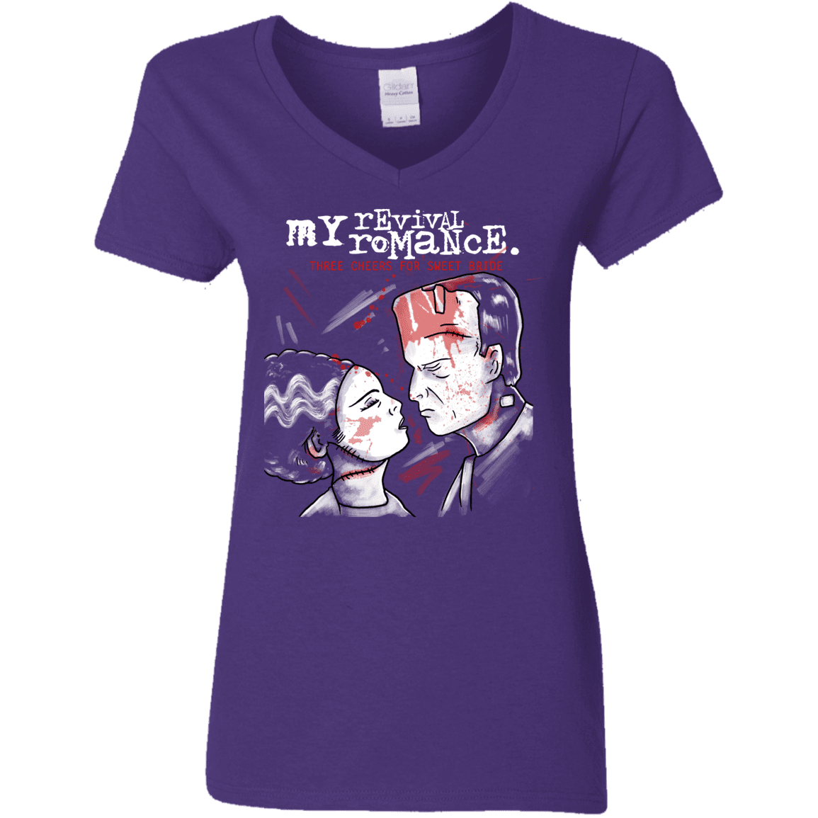 T-Shirts Purple / S My Revival Romance Women's V-Neck T-Shirt