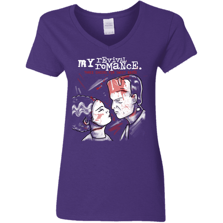 T-Shirts Purple / S My Revival Romance Women's V-Neck T-Shirt