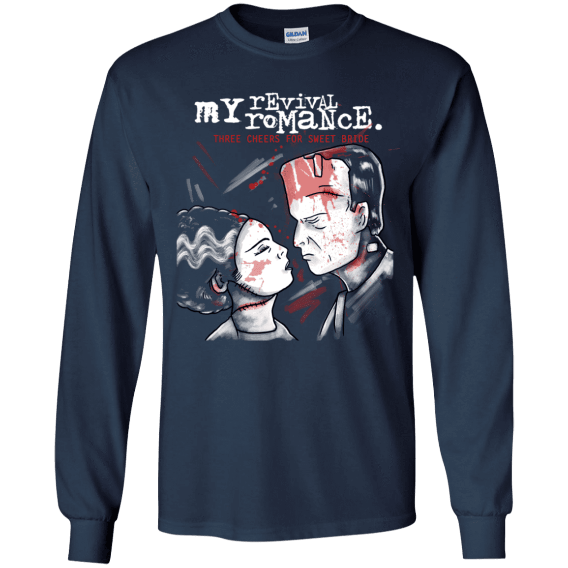 T-Shirts Navy / YS My Revival Romance Youth Long Sleeve T-Shirt