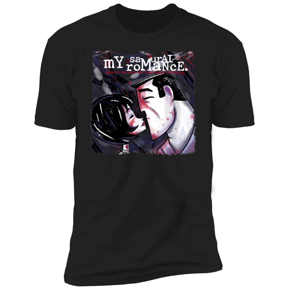 T-Shirts Black / X-Small My Samurai Romance Men's Premium T-Shirt