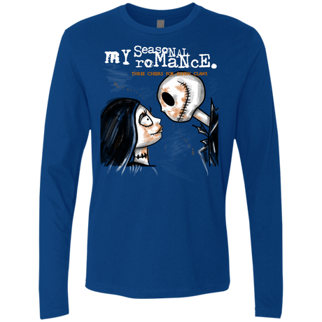 T-Shirts Royal / Small MY SEASONAL ROMANCE Men's Premium Long Sleeve