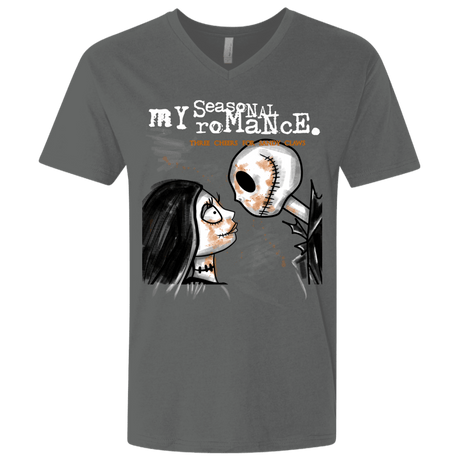 T-Shirts Heavy Metal / X-Small MY SEASONAL ROMANCE Men's Premium V-Neck