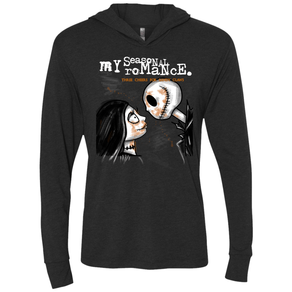 T-Shirts Vintage Black / X-Small MY SEASONAL ROMANCE Triblend Long Sleeve Hoodie Tee