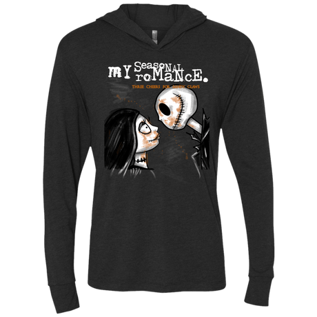 T-Shirts Vintage Black / X-Small MY SEASONAL ROMANCE Triblend Long Sleeve Hoodie Tee