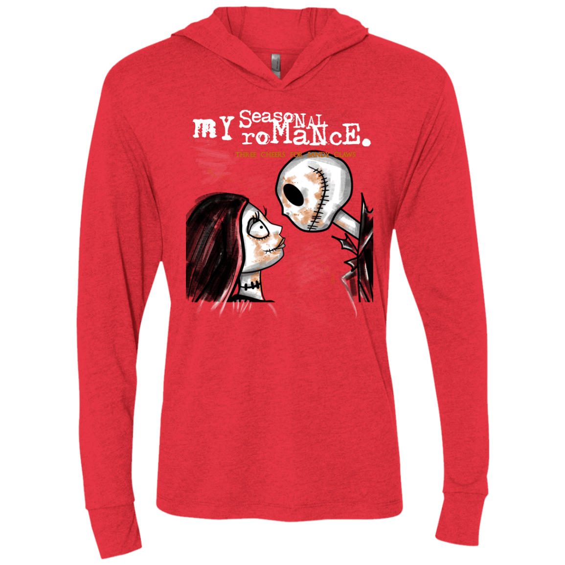 T-Shirts Vintage Red / X-Small MY SEASONAL ROMANCE Triblend Long Sleeve Hoodie Tee
