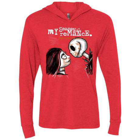 T-Shirts Vintage Red / X-Small MY SEASONAL ROMANCE Triblend Long Sleeve Hoodie Tee