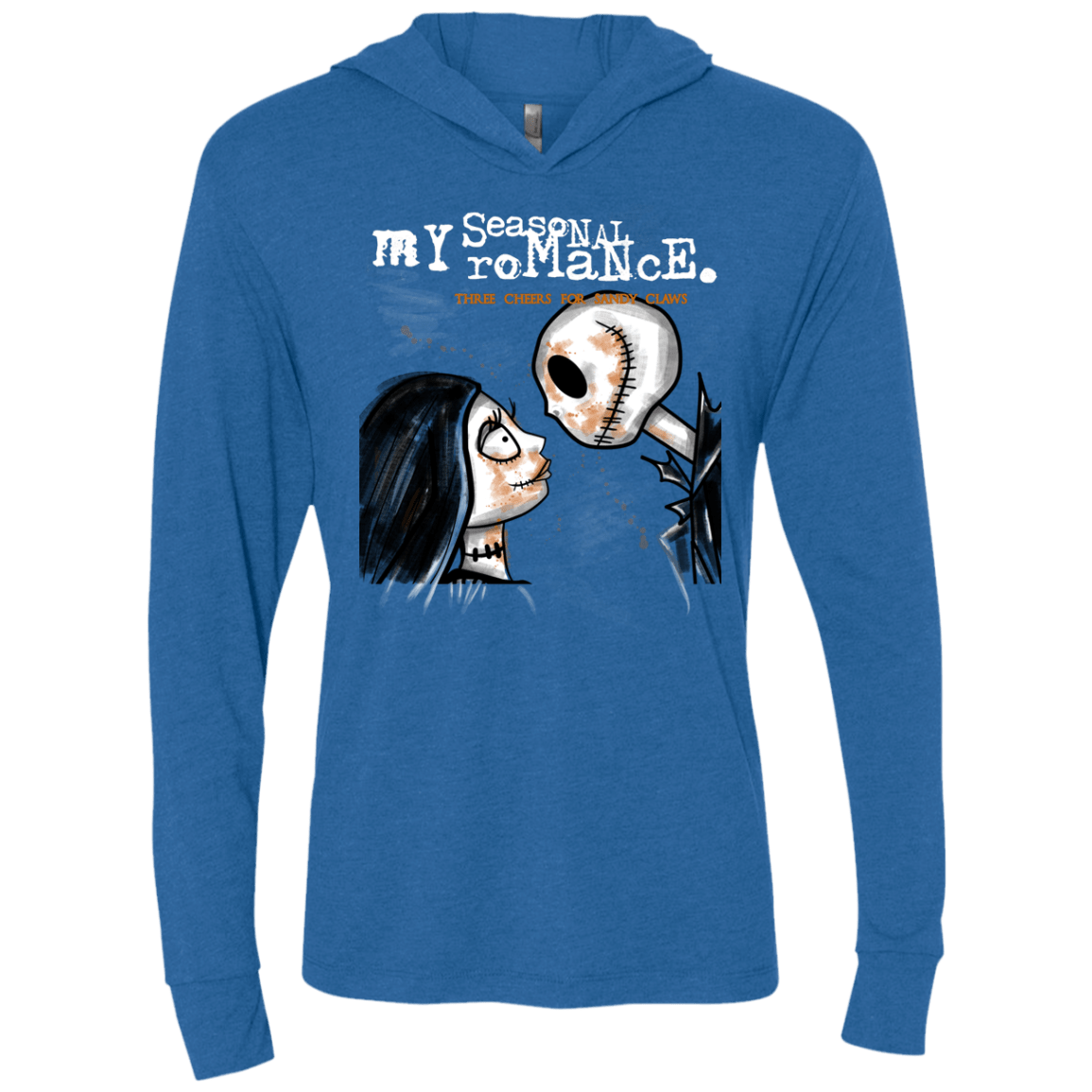 T-Shirts Vintage Royal / X-Small MY SEASONAL ROMANCE Triblend Long Sleeve Hoodie Tee