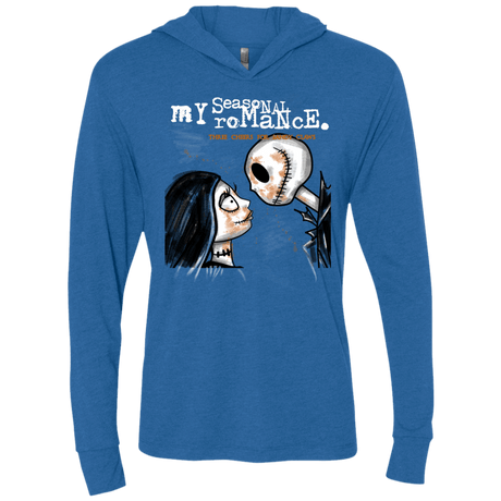 T-Shirts Vintage Royal / X-Small MY SEASONAL ROMANCE Triblend Long Sleeve Hoodie Tee