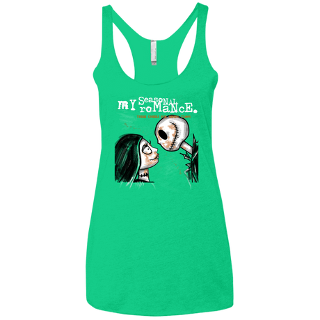 T-Shirts Envy / X-Small MY SEASONAL ROMANCE Women's Triblend Racerback Tank