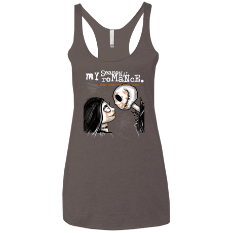 T-Shirts Macchiato / X-Small MY SEASONAL ROMANCE Women's Triblend Racerback Tank
