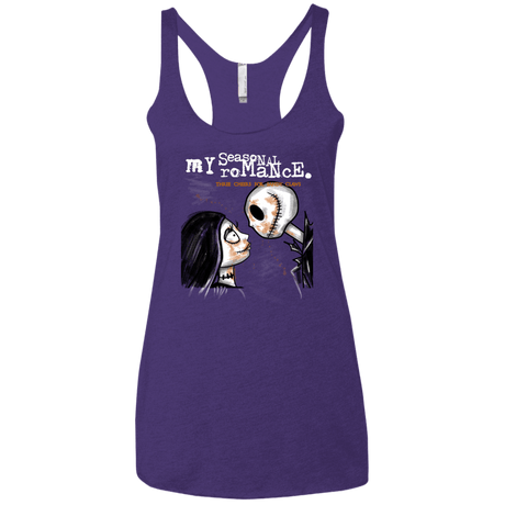 T-Shirts Purple / X-Small MY SEASONAL ROMANCE Women's Triblend Racerback Tank