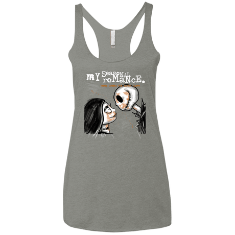 T-Shirts Venetian Grey / X-Small MY SEASONAL ROMANCE Women's Triblend Racerback Tank