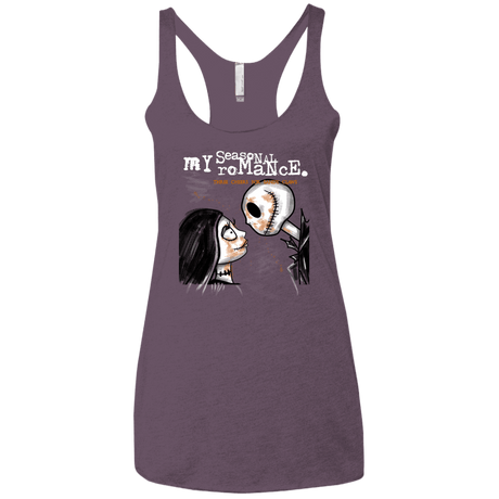 T-Shirts Vintage Purple / X-Small MY SEASONAL ROMANCE Women's Triblend Racerback Tank