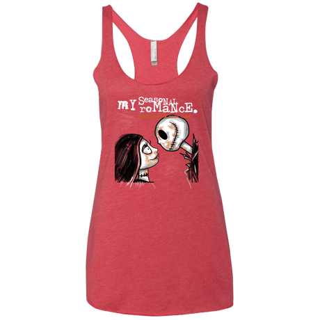 T-Shirts Vintage Red / X-Small MY SEASONAL ROMANCE Women's Triblend Racerback Tank