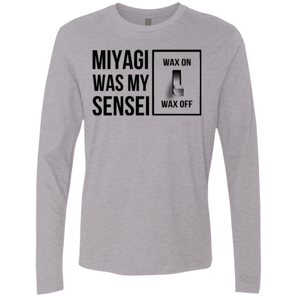 T-Shirts Heather Grey / Small My Sensei Men's Premium Long Sleeve